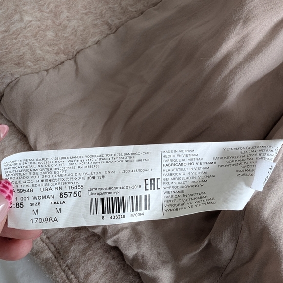 Mango | Teddy Sherpa Style Cocoon Coat - Picture 4 of 11